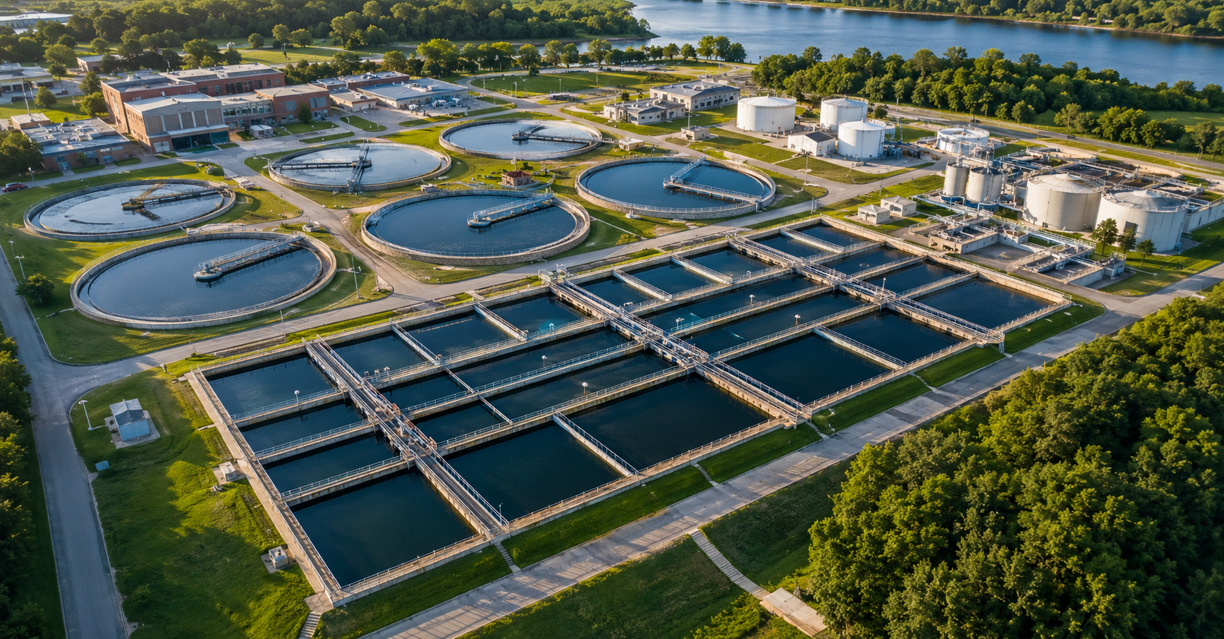 Advanced Drinking Water Treatment Systems with industrial filtration equipment and water treatment technologies by Qemi International Inc.