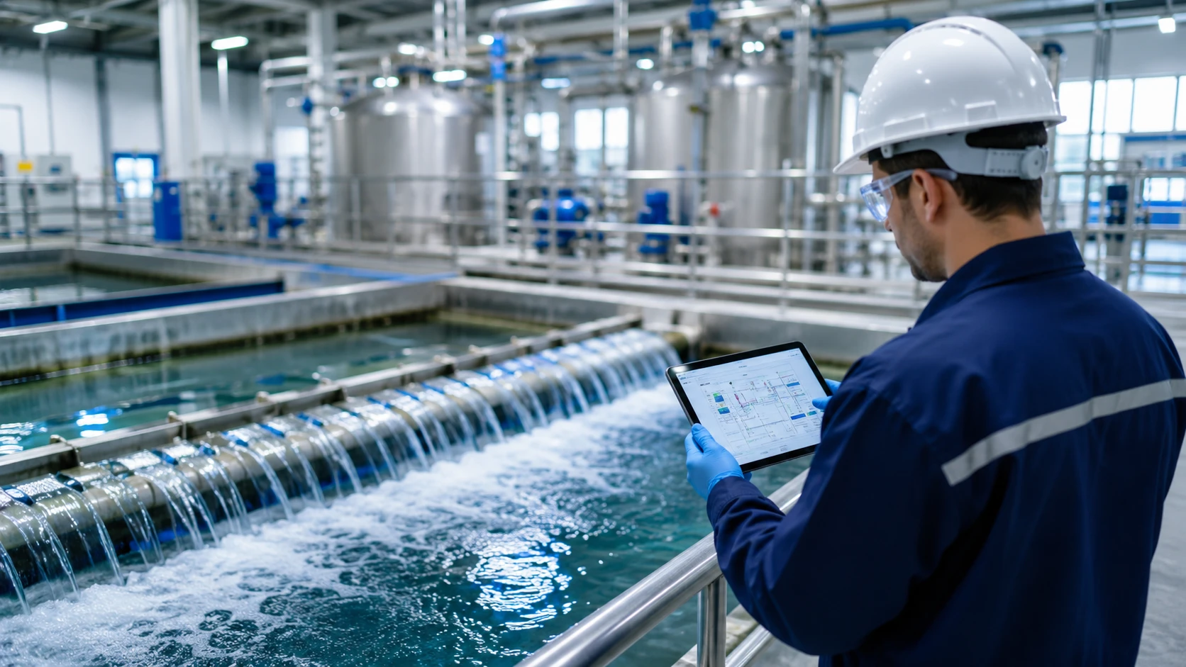 b71a307d-9b76-4b0b-aab5-d397e91aa27f Water treatment plant coagulation and flocculation process using NSF-certified polymers and coagulants